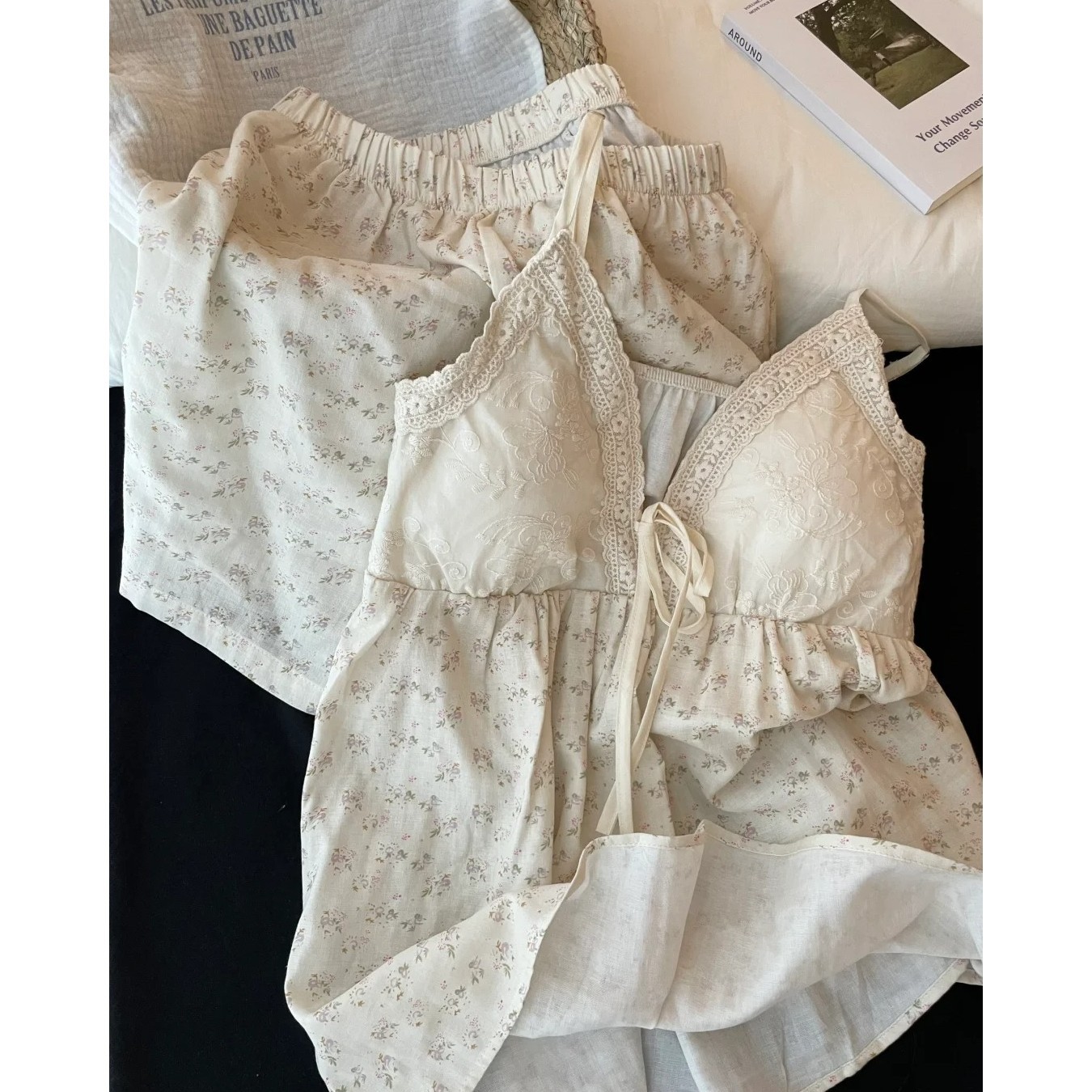 서스펜더 반바지 정장