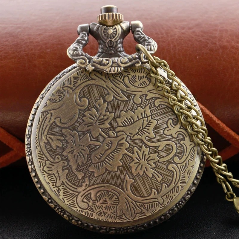 Vintage Quartz Pocket Watch Digital Dial Neutral Gift Pendant Clock Pocket Watch