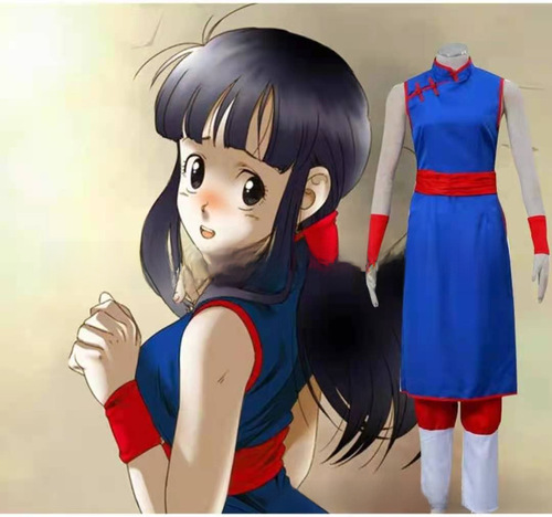 Wholesale Japanese Dragon Ball Heroes QiQi Anime Costume Sun Wukong QiQi Cheongsam Halloween Cosplay Battle Robe