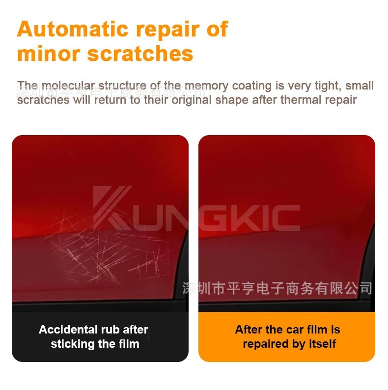 Tesla Model 3/Y Front/Rear Door Extended Protection Film TPU Light Film Set