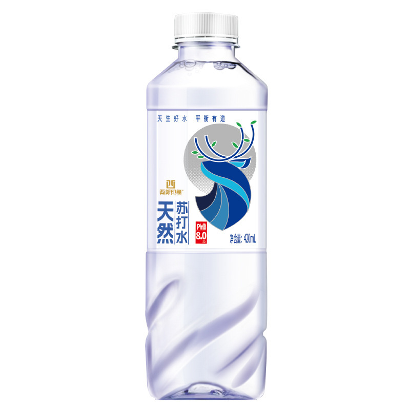 西部印象天然苏打水420ml*24瓶优质水源弱碱性水饮料厂家批发整箱|undefined