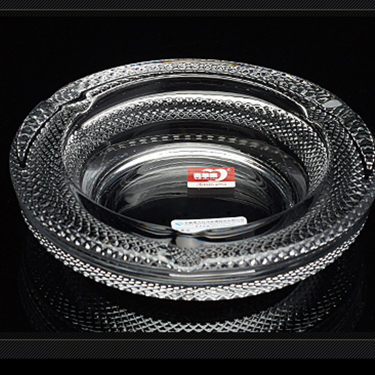 Cenicero de manzana verde al por mayor creativo cuadrado redondo para el hogar ktv logotipo de regalo de hotel