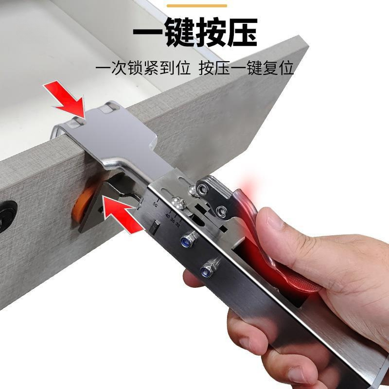 Clip de fijación de instalación de cajón Clip de cajón de prensa Clip de fijación de instalación de cajón sin manija