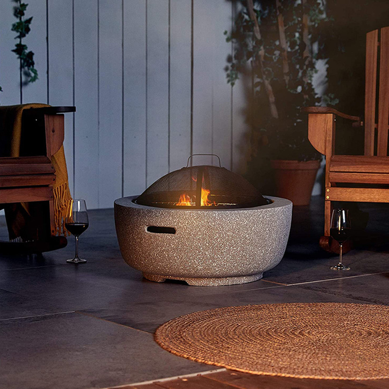 Villa patio horno de barbacoa horno exterior parrilla de parrilla para hervir té horno doméstico horno de fuego interior leña de carbón horno de calefacción