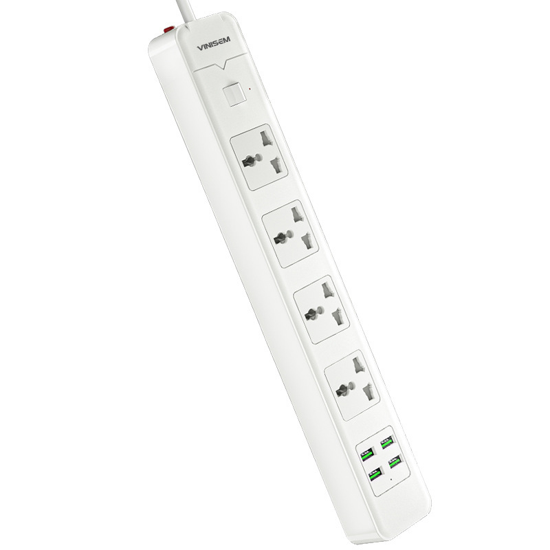 Transfronterizos exclusivos para la explosión de la norma europea y la norma británica enchufe doméstico 4 conector USB multifuncional enchufe de cableado enchufe placa de cableado