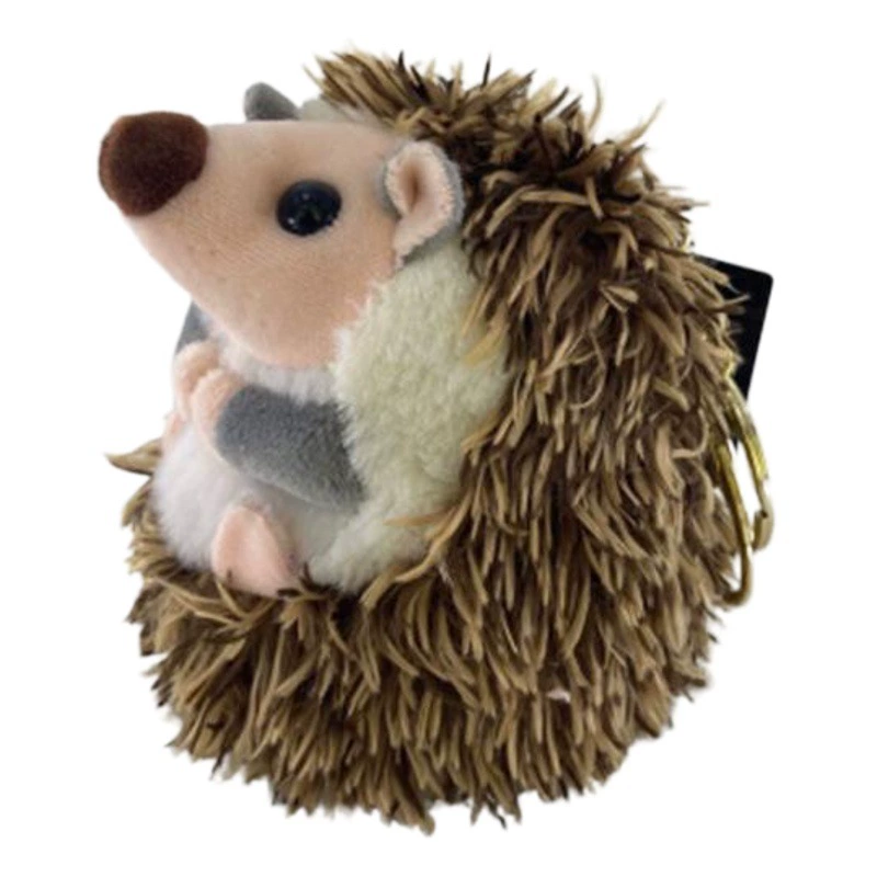 Плюшевая игрушка-зайчик-ежик, брелок-подвеска, подарок, можно добавить этикетку, хит продаж для трансграничной торговли