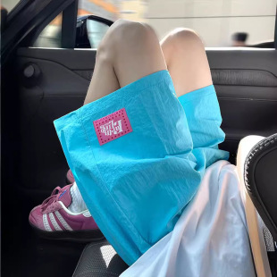 Dopamine Sports Shorts Women's 2024 New Hot Style Summer Quick-drying Medium Pants Casual Loose Large Size Fifth Pants