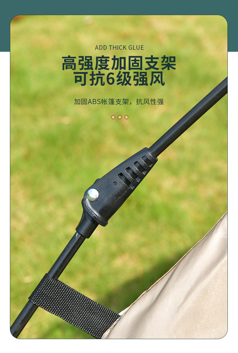 双层加厚帐篷野外露营登山旅游便携式防风挡雨遮阳三人一居室帐篷