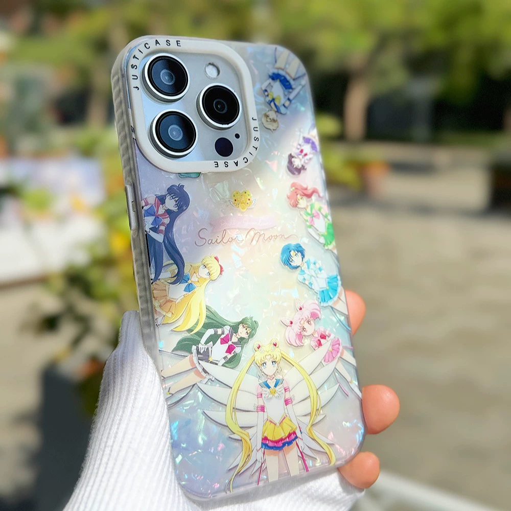 Айфоневая накладка на телефон, Сейлор Мун, iPhone, 15 Pro Max, защита от падений