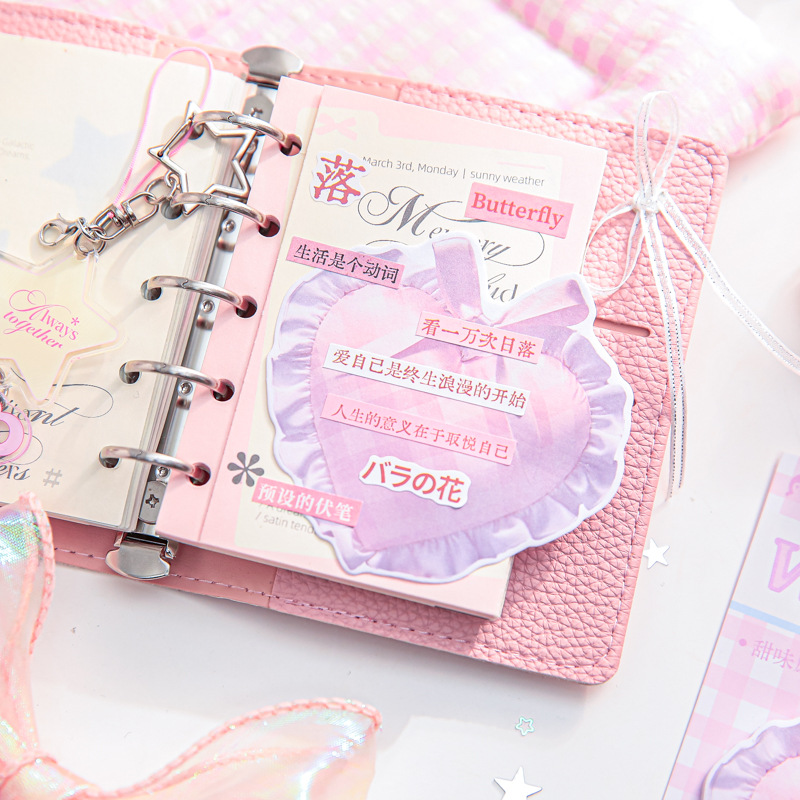 Mr. Paper Alien Tarjeta trasera N Tie Girl Wish Series Original ins Style Student Notes Post-it