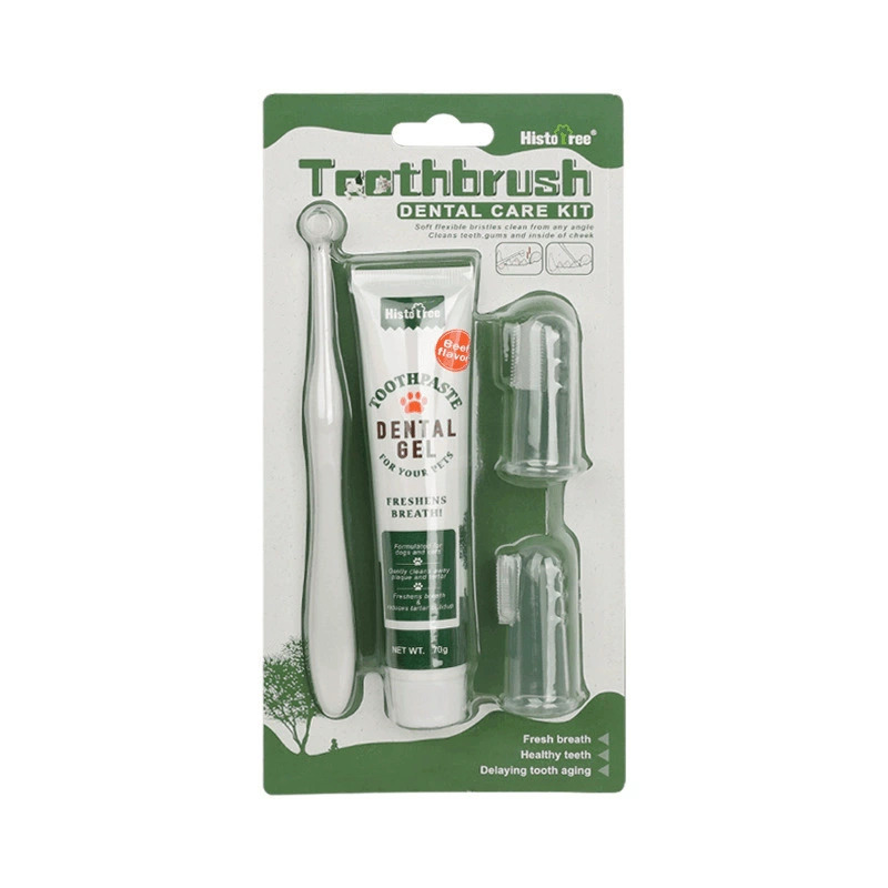 Fuente fabricante pasta de dientes para mascotas cepillo de dientes perros gatos dientes limpiadores perros gatitos dedo cubierta de cepillo de dientes desechable