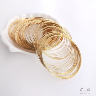 ��ɫ14K����׽�ɫӛ��䓽z�Ȧ�ֹ�diy�Ʒ�����ָ���C��������