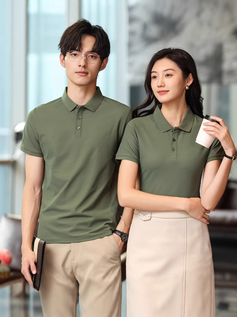 Camiseta de polo con solapa de hielo, ropa de trabajo, herramientas de publicidad de verano, camiseta cultural, camiseta de manga corta, impresión personalizada.