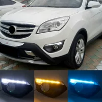 Подходит для Changan 12-16 CS35 дневные противотуманные фары с проточной водой рулевого управления светодиодные дневные ходовые огни