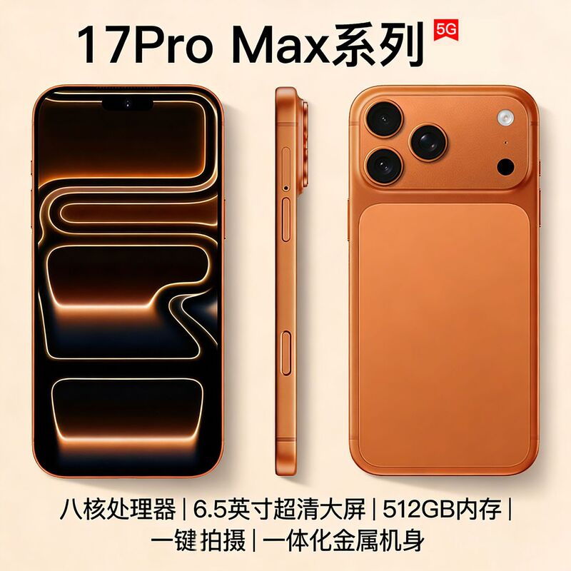 Brand New Hot-Selling I17 Promax Smartphone with Triple Network Support, Large Screen, and Large Memory, Direct Factory Sales and Dropshipping