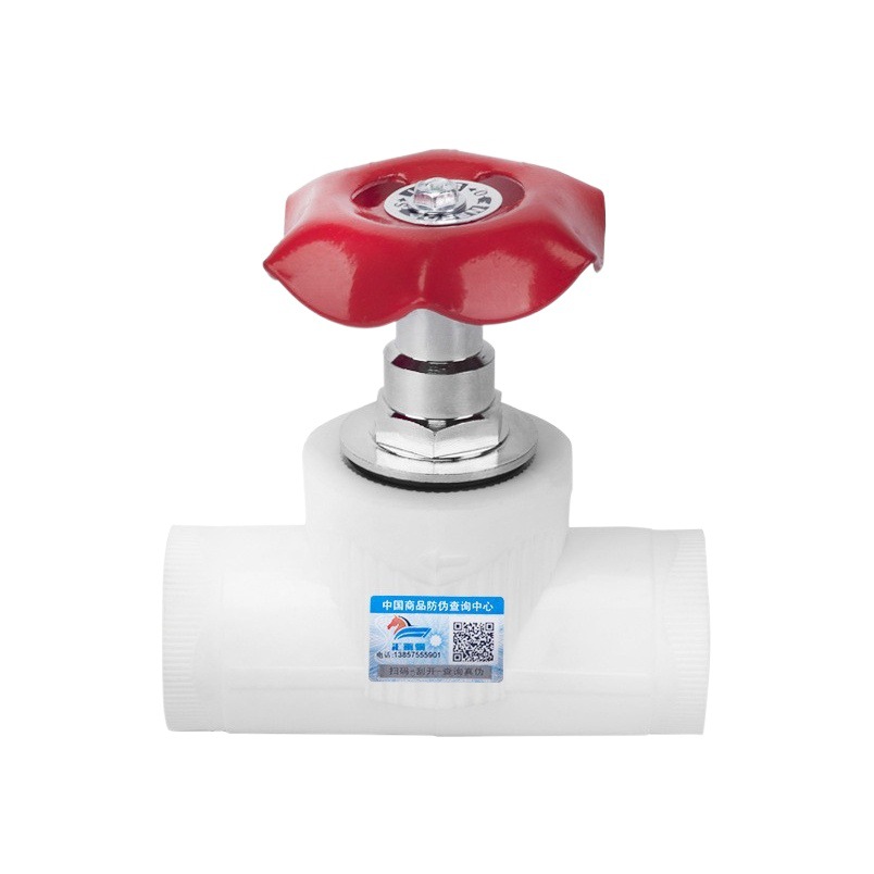 Accesorios de tubería de agua PPR válvula de parada colección completa accesorios de tubería de fusión en caliente válvula de cierre de elevación válvula de compuerta de cierre de agua