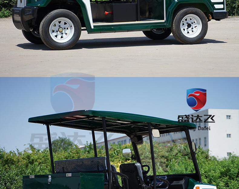 5-8 Electric Sightseeing Patrol Car Scenic Spot Tour Campus Property Patrol Homestay Reception Real Estate RV