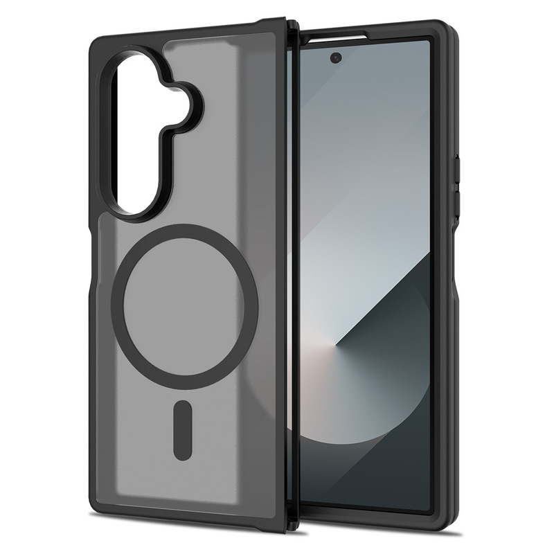 Samsung Galaxy Z Fold7に適した四隅落下防止携帯電話ケース、Fold6折りたたみ式シルバーシールドソフトケース|undefined