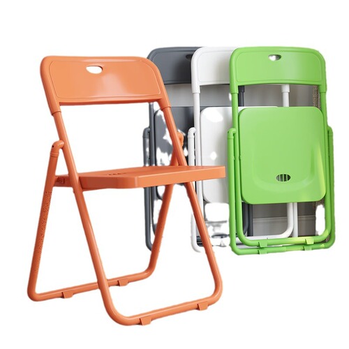 Plastic folding chair conference back chair portable office training chair outdoor fishing folding stool home chair
