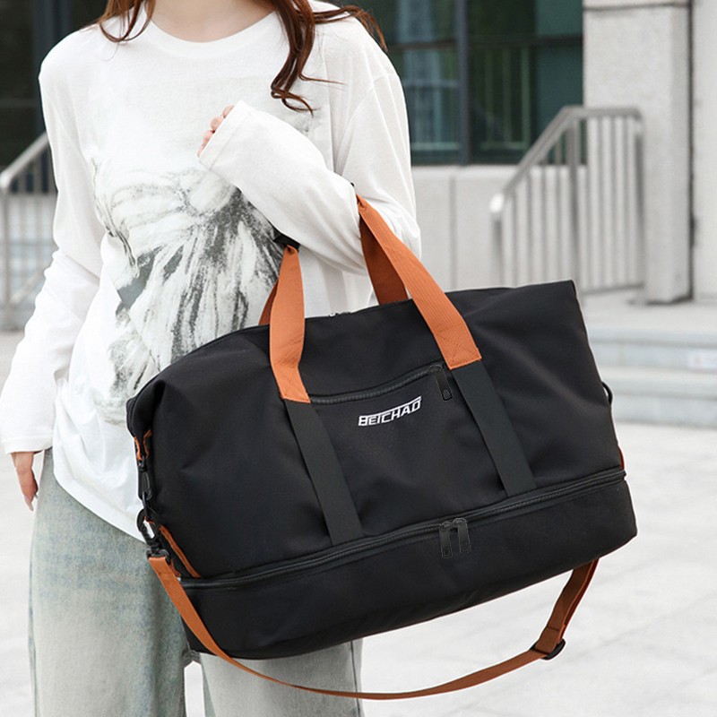 Travel bag for women, business trip handbag, lightweight storage bag, short-trip maternity bag, swimming training fitness luggage bag, storage bag