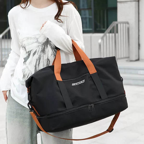 Travel bag for women, business trip handbag, lightweight storage bag, short-trip maternity bag, swimming training fitness luggage bag, storage bag