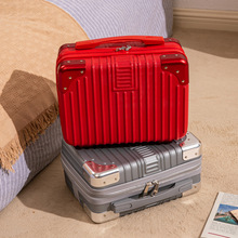 新款14寸红色结婚箱陪嫁行李箱嫁妆箱化妆箱礼金箱彩礼箱子伴手礼