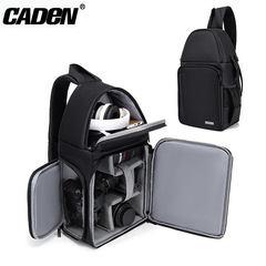 CADeN ショルダーデジタルバッグ防水多機能カメラクロスボディ写真バックパック通気性シンプルな一眼レフバッグ