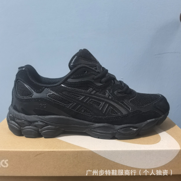 Gel-Nyc Running Shoes Round-Toe Cushioning Non-Slip Wear-Resistant Functional Retro Trendy Running Shoes Export Shoes Jogging