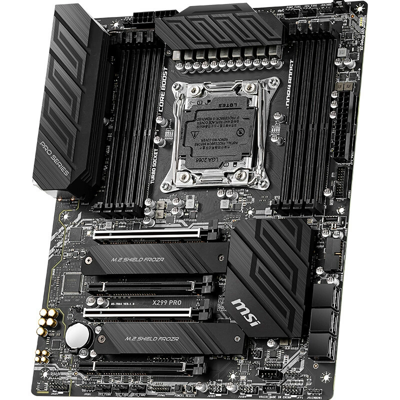 Материнская плата для рабочей станции MSI X299 Pro ATX, Intel X299, LGA 2066