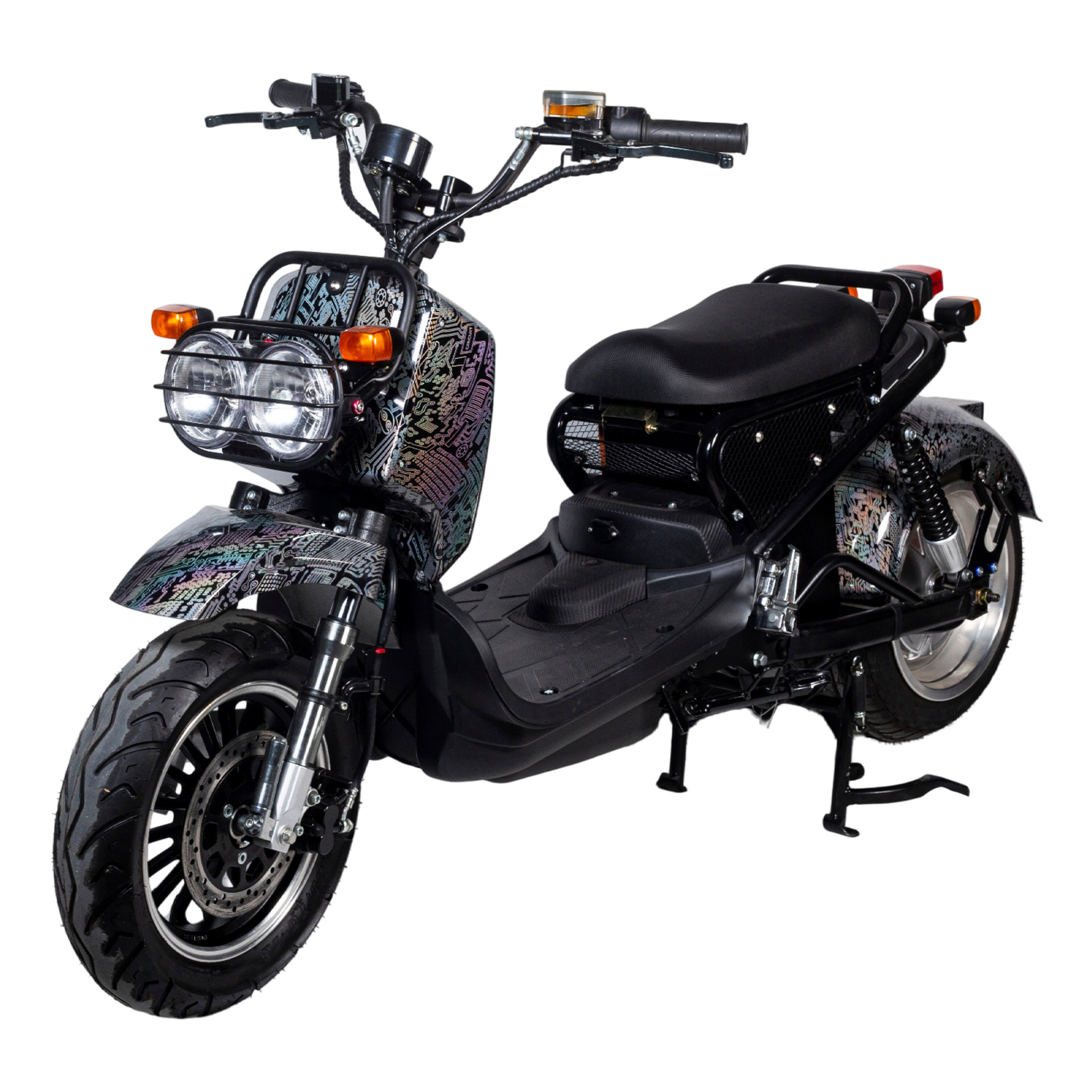 Fabricante mayorista de motocicletas eléctricas exportación de motocicletas eléctricas Cool Ma con caja trasera pedales grandes de motocicletas eléctricas