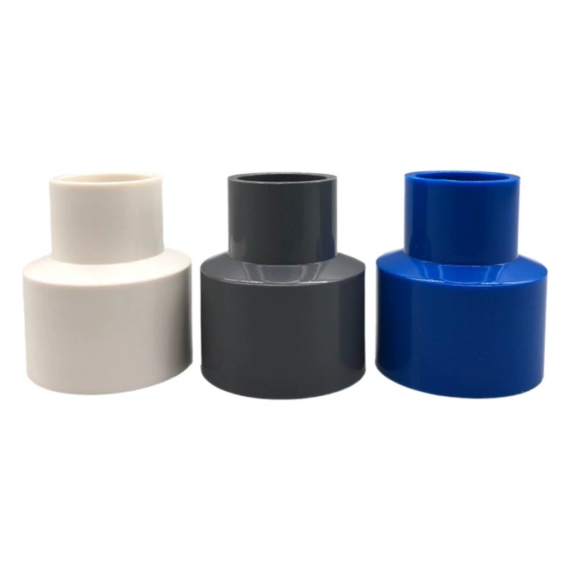 ПВХ уменьшающий диаметр соединения водопроводной трубы уменьшение диаметра прямого соединения клей пластиковый редуктор