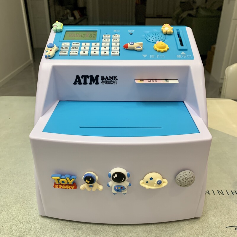 顔認識atm貯金箱スマート小学生子供大人パスワードボックス女の子男の子2024新しいスタイル|undefined