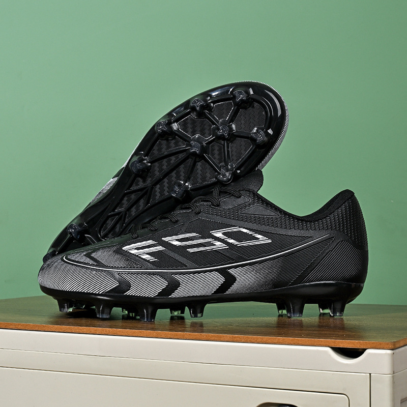 Zapatillas de Fútbol AG de Corte Bajo TPU y Caucho Ligero para Césped Natural y Artificial image 11