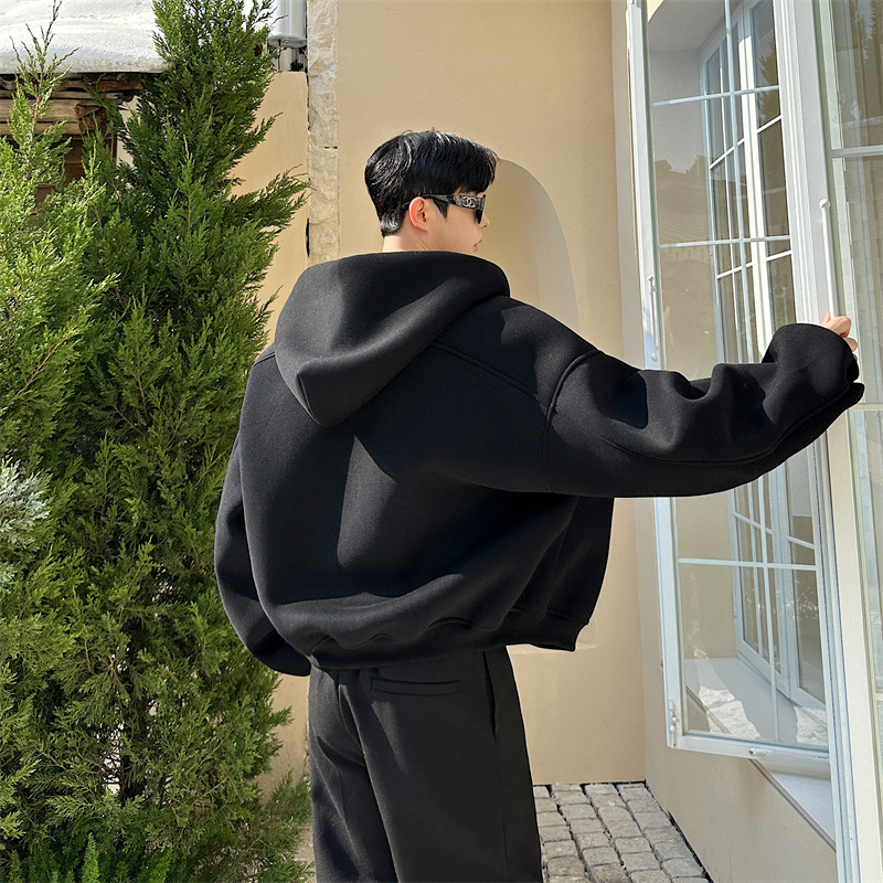Oversized 550g Space Layer Fashion Sweatshirt for Men with Lantern Sleeves, Loose American Style Sweatshirt Jacket 5135 Oversized 550g Space Layer Fashion Sweatshirt for Men with Lantern Sleeves, Loose American Style Sweatshirt Jacket 5135