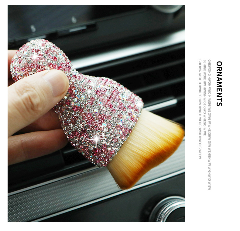 Car interior dust sweeping soft brush car wash tool artifact car dust removal brush air outlet cleaning brush wholesale