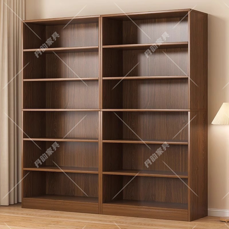 Bookshelf Floor-Standing Storage Rack Shelf Library Integrated Wall-Mounted Student Home Storage Display Cabinet Bookcase