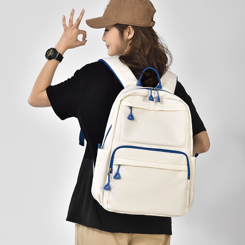 Fashion New Casual Backpack Korean Style Simple College Student Backpack Men's and Women's Large Capacity Computer Backpack