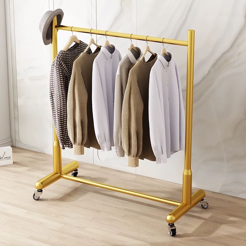 Special Shelves for Clothing Stores, Special Sale Clothes Hangers, Kidsren's Clothing Gantry Racks, Live Broadcast Rooms, Women's Clothing Display Side Hangers with Wheels Special Shelves for Clothing Stores, Special Sale Clothes Hangers, Kidsren's Clothing Gantry Racks, Live Broadcast Rooms, Women's Clothing Display Side Hangers with Wheels