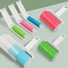 便携式可水洗沾毛器宠物除毛器 可折叠衣服滚轮粘毛器衣物除尘滚