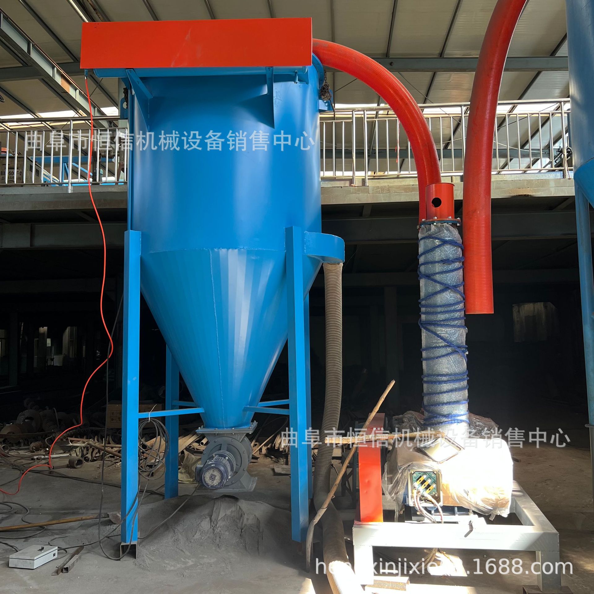 矿石粉中转气力吸灰机吸粉机zcjb 圆筒库散灰出入库气力抽灰机直