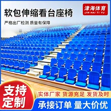 篮球馆体育馆室内外手动电动移动伸缩折叠椅影剧院阶梯软包礼堂椅