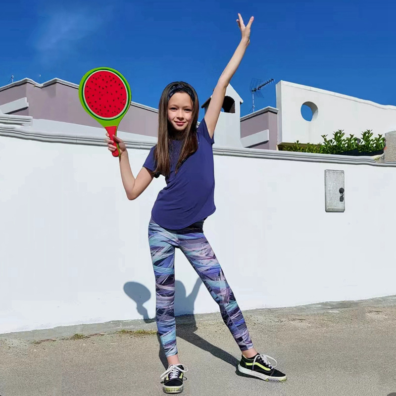 Summer Cool Feeling Girls Yoga Pants Running Sports Quick-Drying Sweat-Wicking Tennis Clothing Sun Protection Kidsren's Quick-Drying Pants Breathable