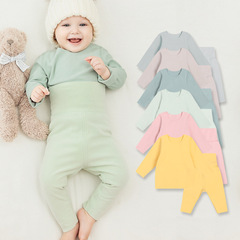 Baby autumn and winter suits, warm clothes, underwear, Developer autumn clothes, autumn pants, men and women pajamas, infants and toddlers, warm clothes