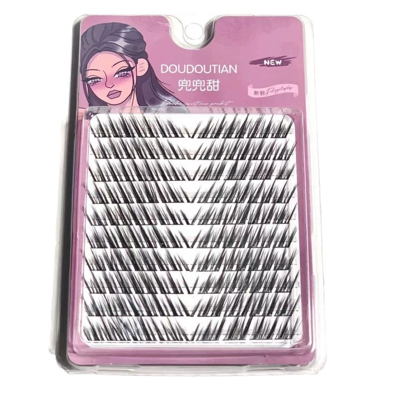 兜兜甜 Ancient style rabbit and fox style baby straight light European daily novice oblique flying eyelashes false eyelashes natural makeup cool wind