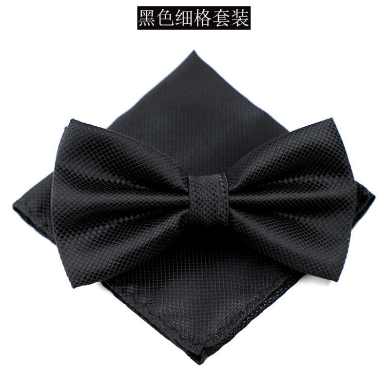 Мужское платье в клетку с галстуком-бабочкой с квадратным полотенцем сплошной цвет жених