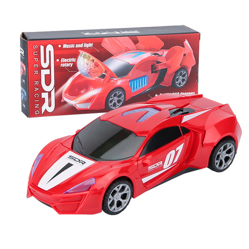 Electric universal deformable toy car Musical light-up electric toy car Street stall hot selling toys wholesale