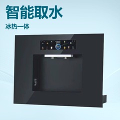 家庭用埋め込みパイプラインウォーターディスペンサー、ボトル入りウォーターポンプ式、自吸式氷と熱の一体型パイプラインマシン、水量調整可能