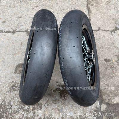Surron Light Bee X modified front and rear 100/90-12 slick tires, semi-slick tires 12inch small rim hub assembly
