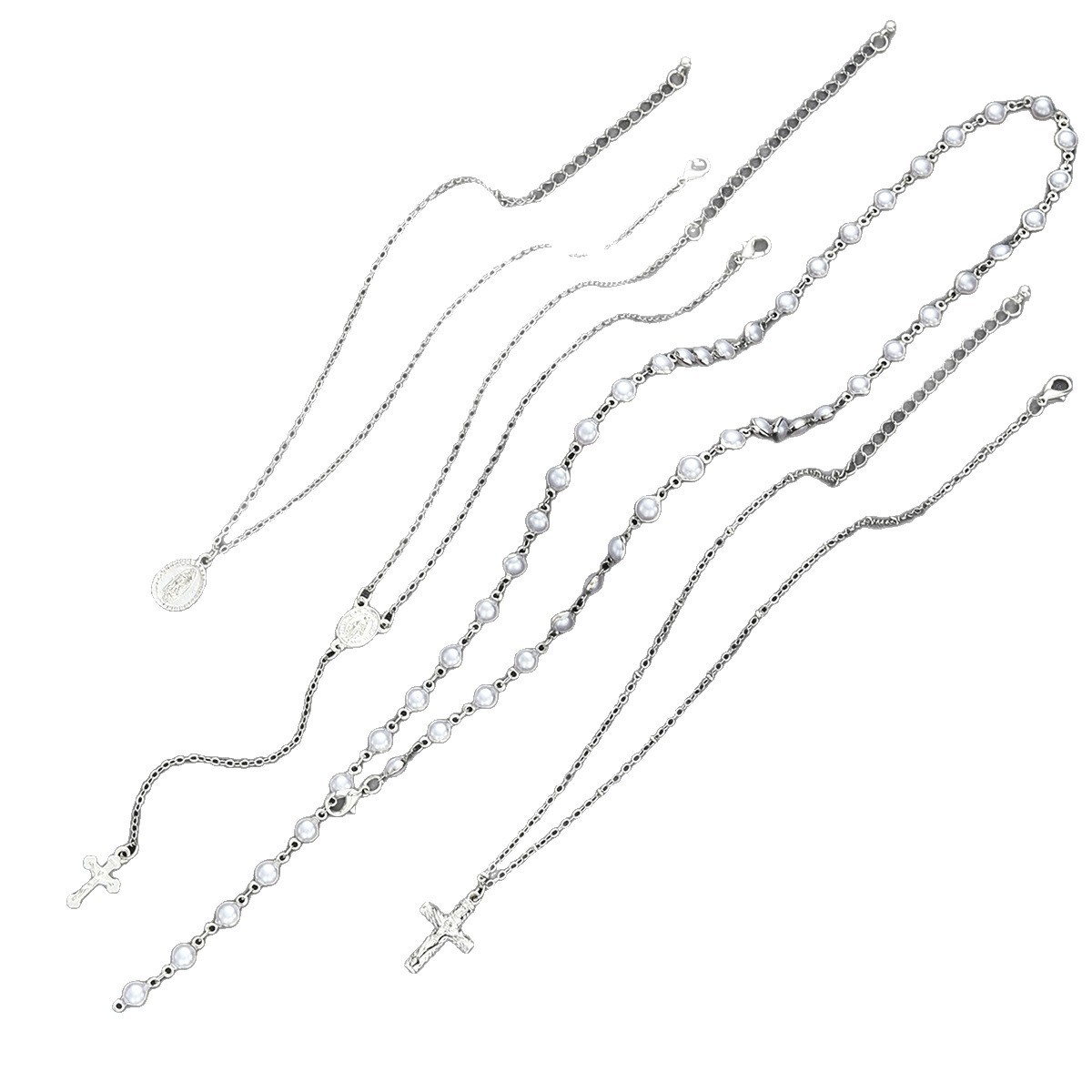 Collar minimalista de capas cadena delicada joya elegancia sutil_voghion.com