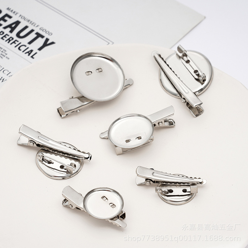 Brooch DIY Accessories Pin Accessories Disc Dual-Purpose Hair Buckle Hairpin Accessories Brooch Holder Material Pin Brooch Buckle Brooch DIY Accessories Pin Accessories Disc Dual-Purpose Hair Buckle Hairpin Accessories Brooch Holder Material Pin Brooch Buckle